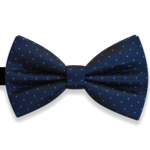  Papion bleumarin, elegant, cu sclipiri de safir, model Luxury Line